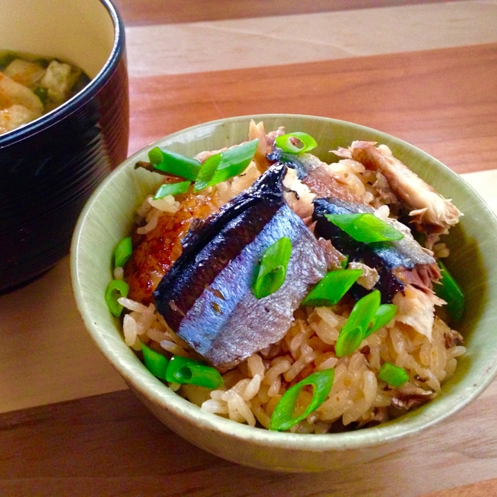 焼さんまの炊き込みご飯♪